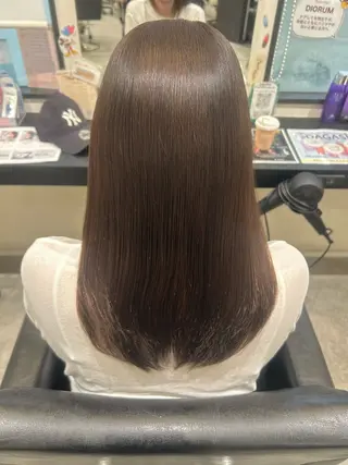 ミディアム 阿部 まきほのヘアスタイル
