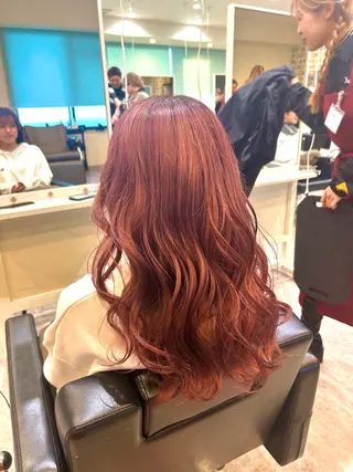 セミロング カラー ボブ&寒色🎐ᩚ 短髪 COCOROのヘアスタイル
