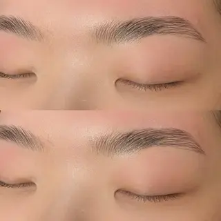 アイブロウ 岡田 美妃のヘアスタイル