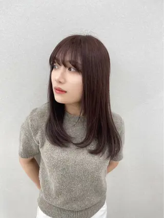 ロング カラー 暖色カラー⭐︎ fuminaのヘアスタイル