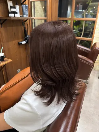 ミディアム TOMOKA/透明感 艶髪/髪質改善🫧のヘアスタイル