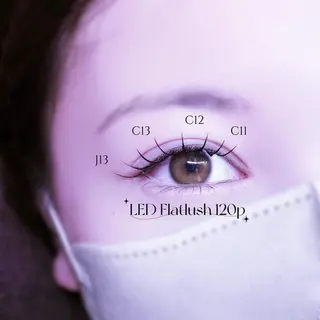 マツエク・マツパ 🎀束感エクステ 🩰Izumi👀のマツエク・マツパデザイン
