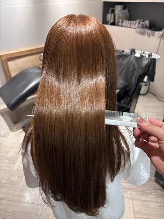 ロング 髪質改善/縮毛矯正 透明感カラー/スバルのヘアスタイル