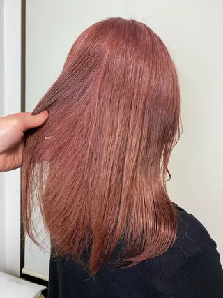ミディアム カラー ブリーチカラー🫧 森　凪沙のヘアスタイル