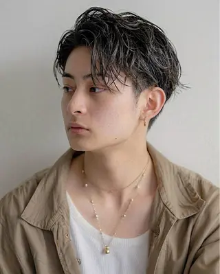 メンズ EARTH天満橋店 橋本瞬/ヘアカラーのヘアスタイル