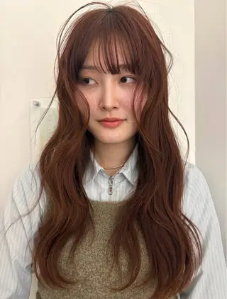 ロング カラー ベージュカラー 🎀 ナナのヘアスタイル