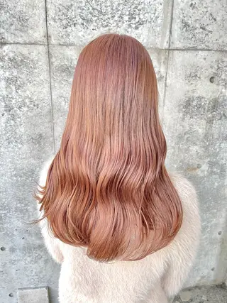 セミロング カラー 及川 光のヘアスタイル