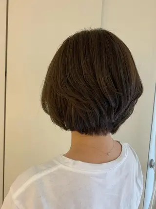 ショート カラー 広がり、まとまらない お悩み改善/ 中田のヘアスタイル