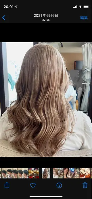 ロング カラー 透明感カラー✨艶髪 制作🌱山根あゆみのヘアスタイル