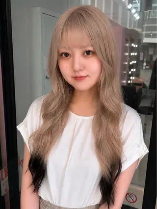 ロング カラー 🦋色落ちまで綺麗に 🦋KOKIのヘアスタイル