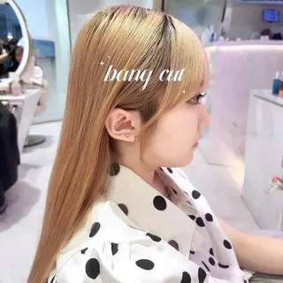 ロング 𝑚𝑖𝑤𝑎 / 顔周り/透明感カラーのヘアスタイル