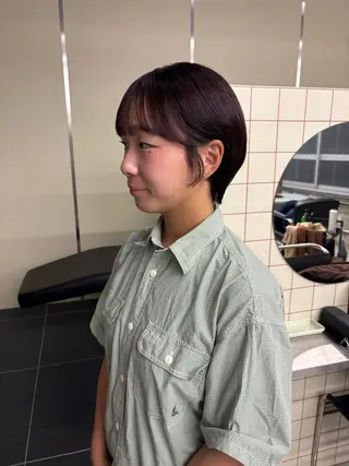 ショート カラー 森住 優香のヘアスタイル