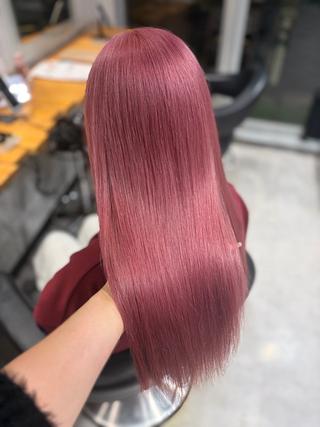 カラー girly❤︎暖色ヘ ア➰🎀HINANOのヘアスタイル