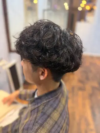 パーマ 【メンズ&髪質改善】 萬納陽介のヘアスタイル