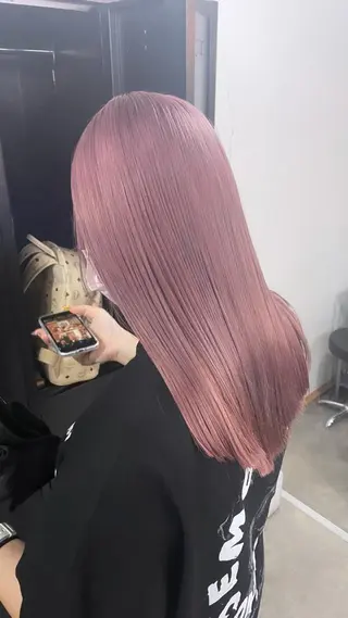 ロング カラー パーマ ヘアアレンジ メンズ キッズ ネイル マツエク・マツパ アイブロウ エビスザキレン/メン ズ/心斎橋🌳のヘアスタイル