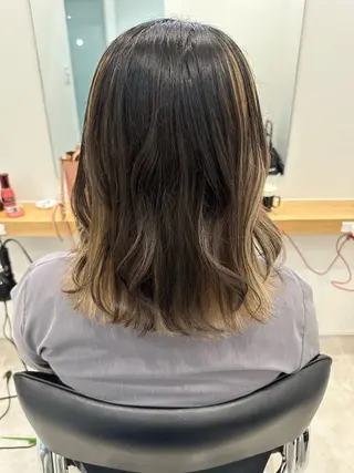 ミディアム カラー レイヤー/ヘアセット 💐nao.のヘアスタイル