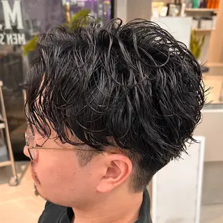 ショート パーマ メンズ 小野寺 隼のヘアスタイル