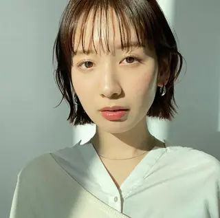 ショート カラー パーマ KONOMI スタイリストのヘアスタイル
