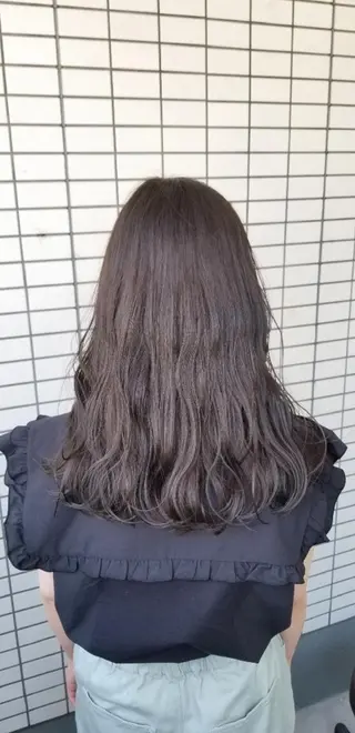 セミロング カラー 🌿赤み消し/ 艶カラー落合　優🌿のヘアスタイル