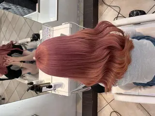 ロング カラー ダブルカラー/ 縮毛矯正🌼畔上のヘアスタイル