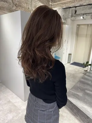 ロング カラー 夜23時まで予約🉑 reverieあきらのヘアスタイル