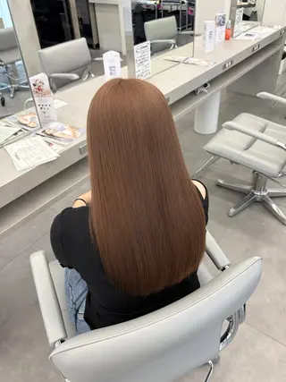 ロング カラー 🍀透明感ナチュラル カラー🍀じゅんのヘアスタイル