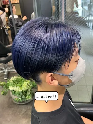 ショート メンズ 💘札幌クロスパーマ 髪質改善💘rinaのヘアスタイル