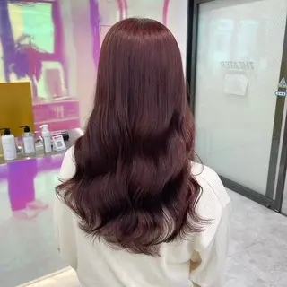 ロング カラー トレンド韓国ヘアー♡ 横浜美容室♡のヘアスタイル