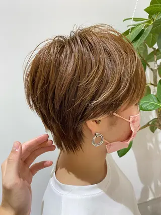 ショート カットカラーモデル 募集中前田晃輝のヘアスタイル