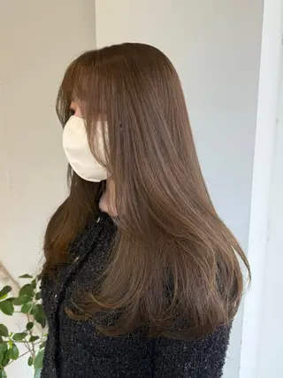 ロング カラー 福島kico ナカウチのヘアスタイル