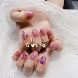 ネイル rina 💖長さ出し専門の店のネイルデザイン