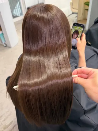 ロング 阿部 迅のヘアスタイル