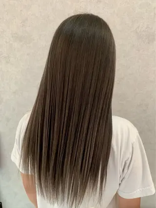 ロング カラー パーマ 女性専用 美容室A'imのヘアスタイル