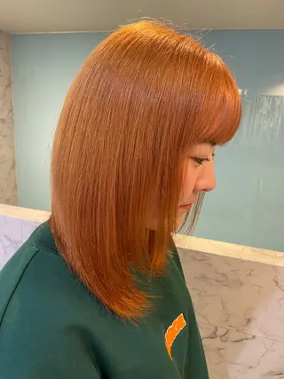 カラー 森木 遥香のヘアスタイル