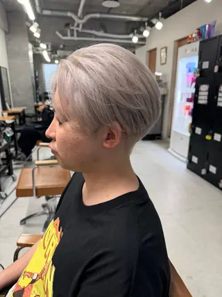 カラー メンズ メンズモテパーマ💙 fuwaのヘアスタイル