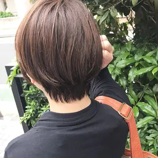 ショート カラー 大人女性ショート専門 tomodaのヘアスタイル