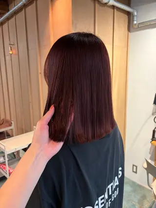 ミディアム 三浦 ふたばのヘアスタイル