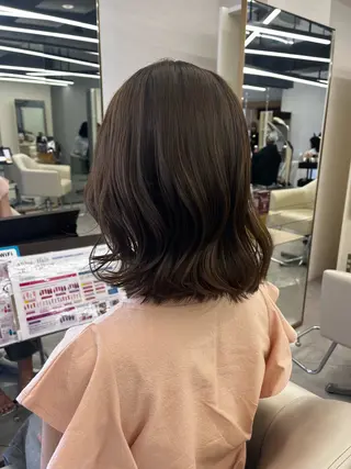 ミディアム 梶 久菜乃のヘアスタイル