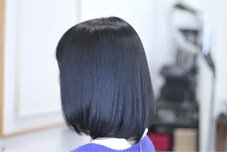 ミディアム カラー パーマ 矢島 真樹のヘアスタイル