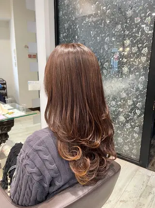 ロング カラー kataoka ryotaのヘアスタイル