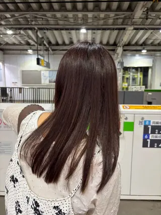 セミロング 目黒・不動前 カットモデル/モモカのヘアスタイル