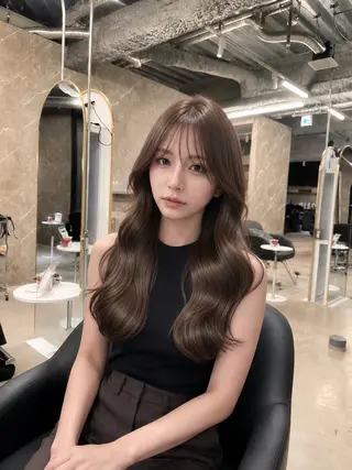 ロング カラー 髪質改善🫧 カラー特化/Hinaのヘアスタイル