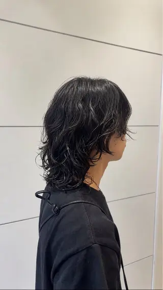 ショート パーマ メンズ サッカー美容師/ メンズ/haruのヘアスタイル