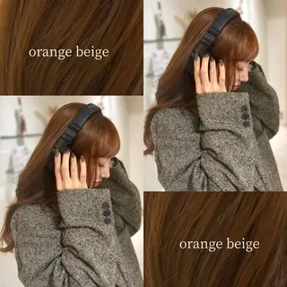 セミロング カラー kotone🦋艶髪 似合わせカットカラーのヘアスタイル