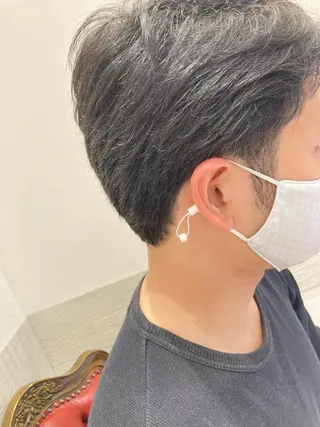 ショート メンズ 佐藤 睦月のヘアスタイル