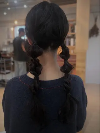 ヘアアレンジ cana 札幌レイヤースタイルのヘアスタイル