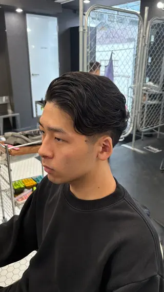 パーマ メンズ RIPLAY/草津 田中凜鳳のヘアスタイル