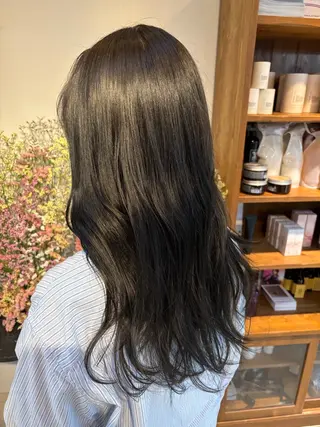 ロング 🎀暖色カラー🤍 レイヤーカット🎀のヘアスタイル