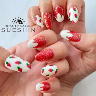 セミロング ネイル S ueshinのネイルデザイン