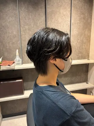 ショート パーマ 後藤 舞衣のヘアスタイル